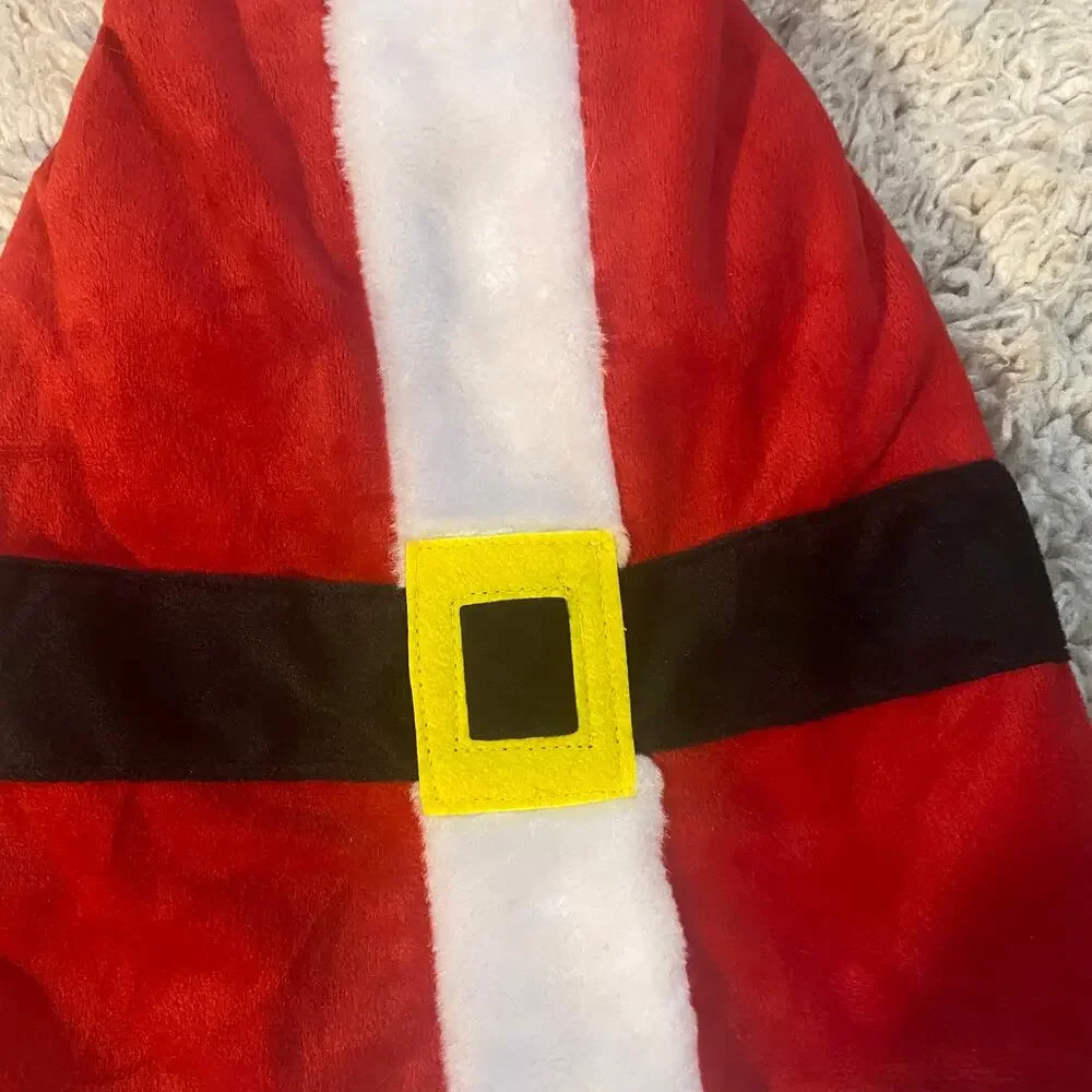 Santa Clause Christmas Outfit for Small Dog Sz L